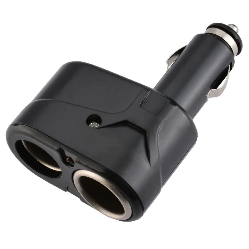 double car cigarette lighter adapter Dual Cigarette Lighter Sockets Car Charger Splitter Lighter Splitter Cigar  Lighter Double Dual Adapter Car Accessories 12/24V
