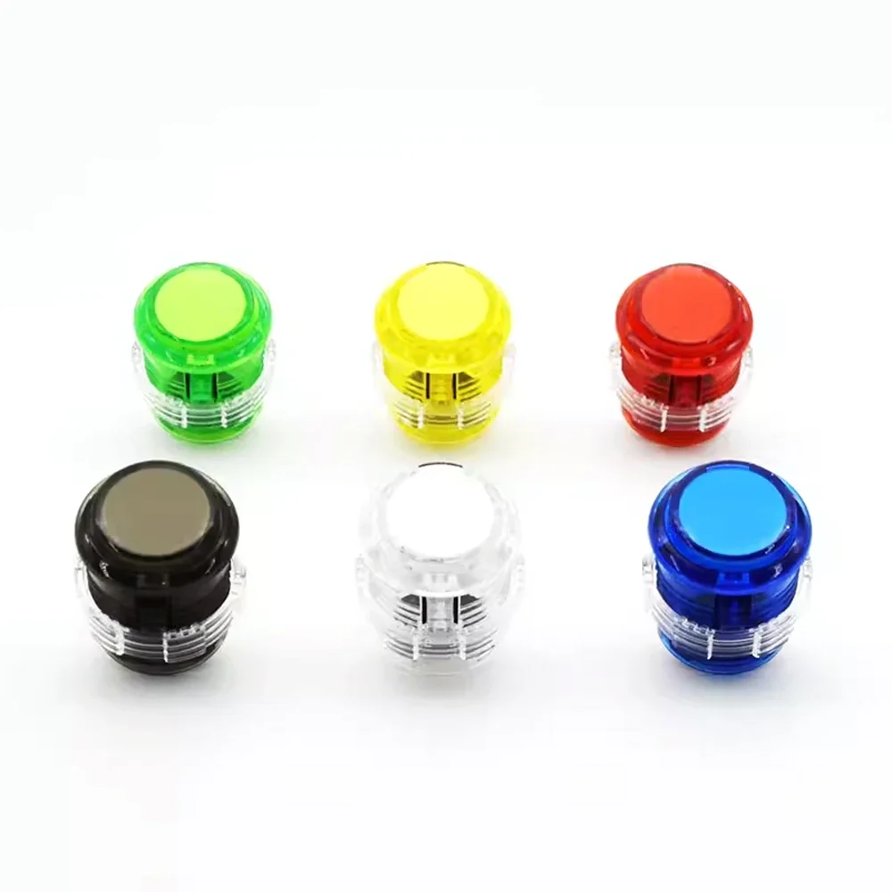 Original Korean CROWN 24mm Silent 203C-S Push Button Arcade Cherry Switch DIY Joystick PC PS3 XBOX HITBOX Fighting Tekken Game