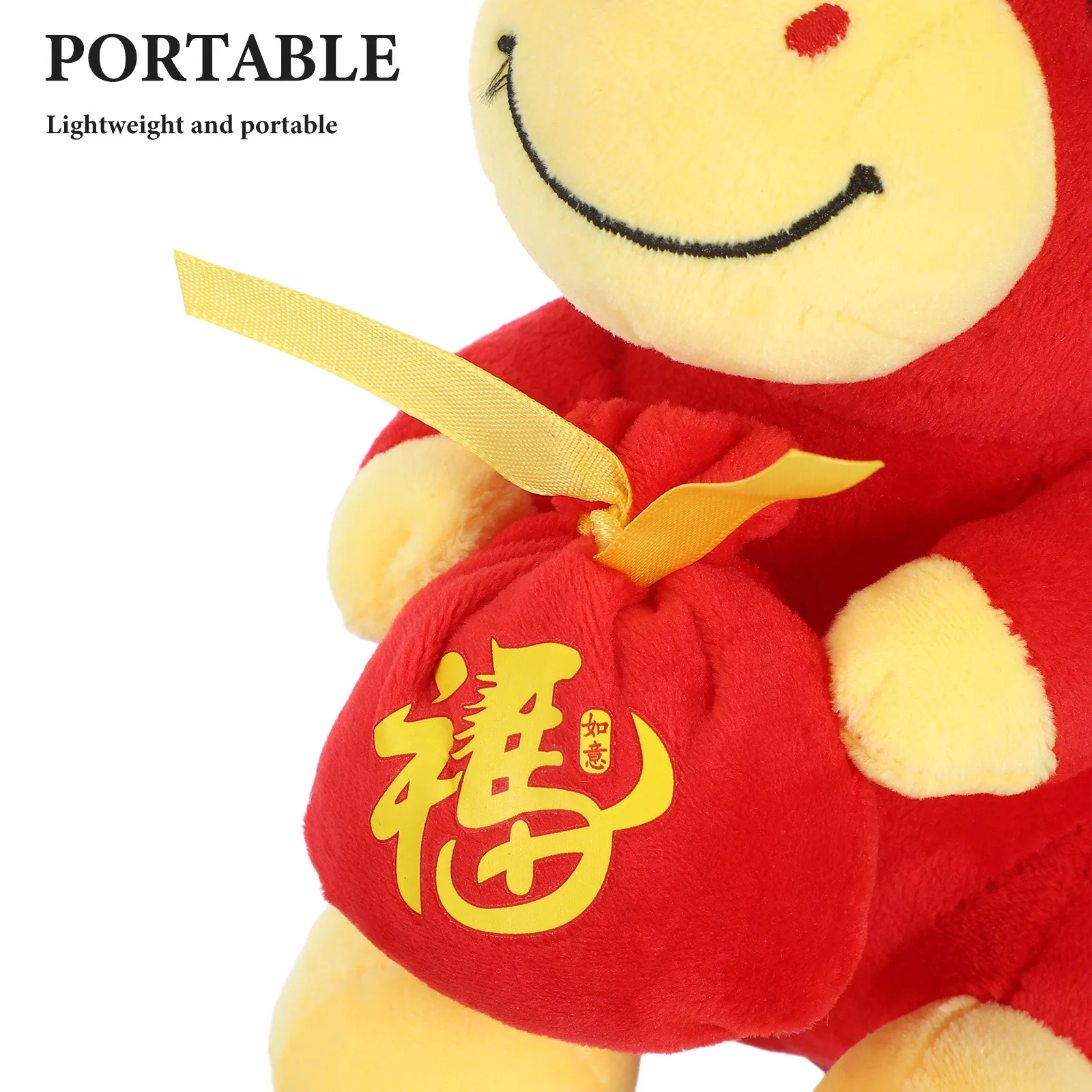 Peluche Cavallo Rosso 2026 per il Nuovo Anno Cinese, Decorazione Zodiacale, Regalo per Bambini, Souvenir Festivo