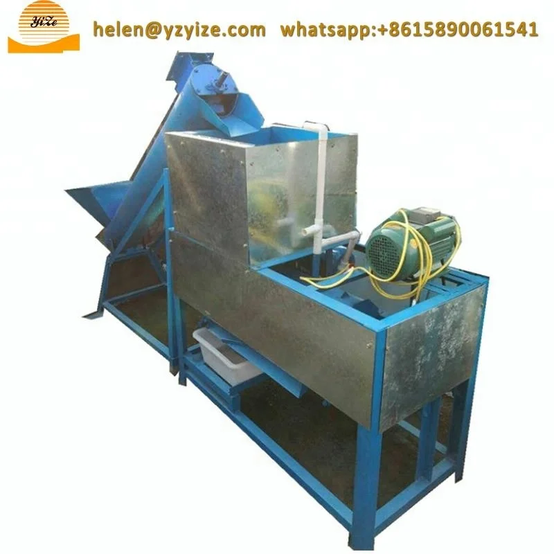 Field snail meat and shell separator remover machine paludina deshelled machine