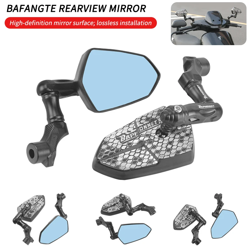 

1 Pair 7/8" 22mm Motorcycle Rearview Mirrors Universal Mopeds Bar End Handlebar Mirror Rear View Mirror Accessories