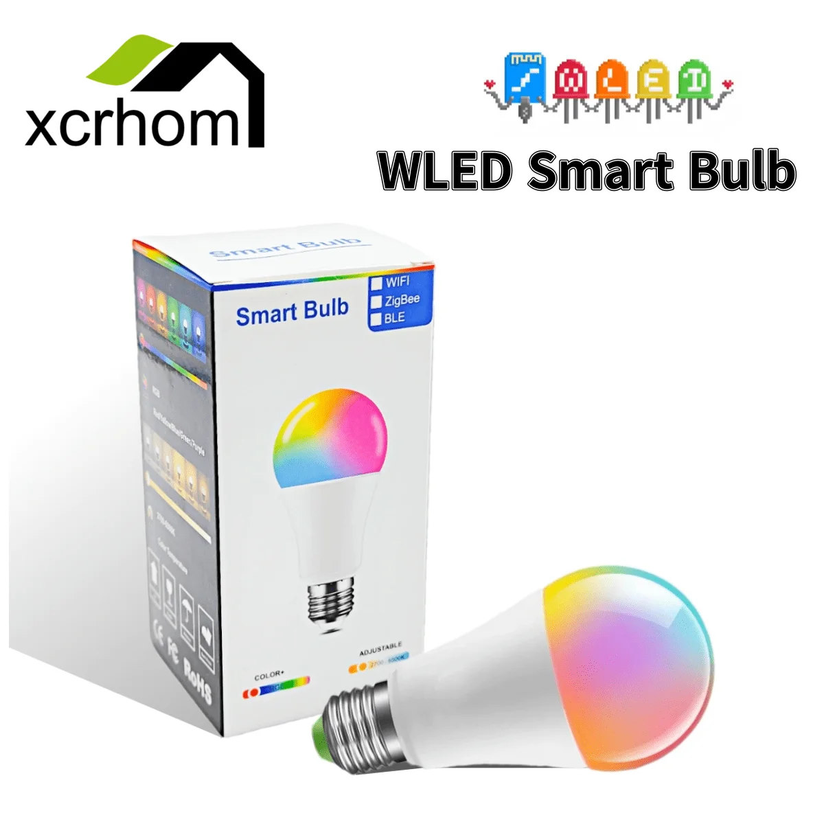 WLED Smart Bulb RGBCW 7W Works E27 Pre Flashed