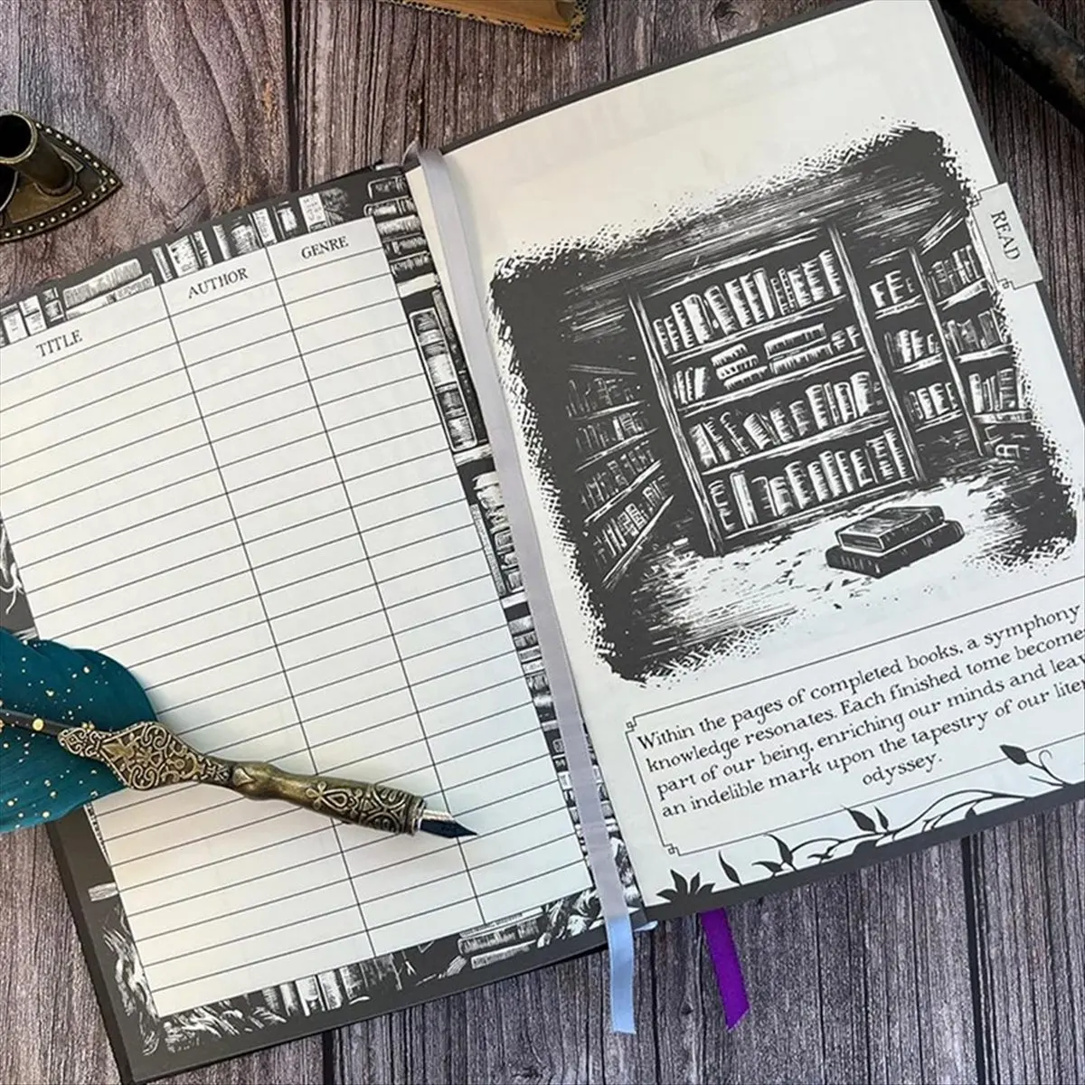 A24I Journals Waiting for the Night Journal, Gothic Inspired, Journaling for Reading