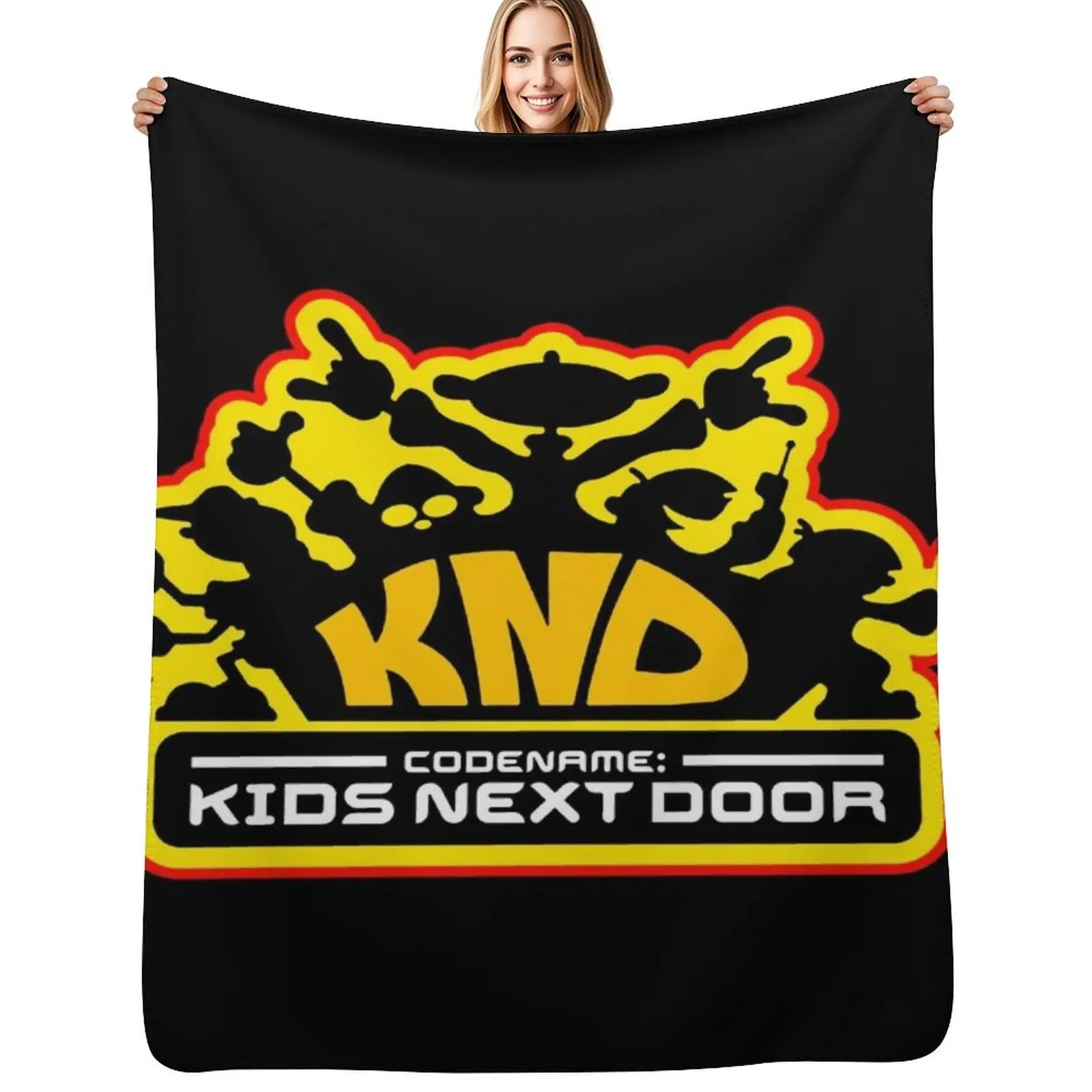 

Codename: Kids Next Door Throw Blanket Wrinkle Resistant Lightweight Blanket