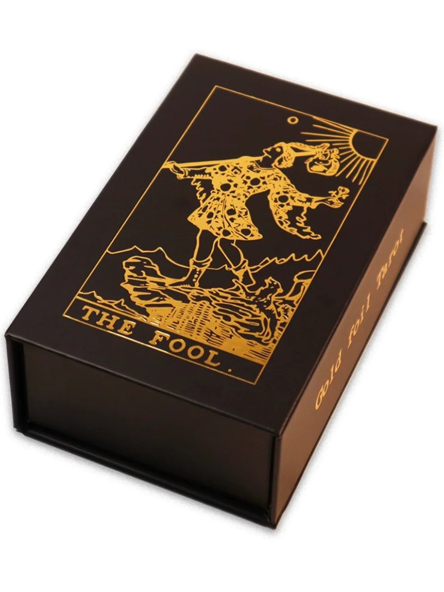 ローズゴールドメッキ金箔ミステリータワーポーカー-70x20cm-サイズ-ギフトボックス-英語説明書付き-diy-新品-コレクターズカードゲーム
