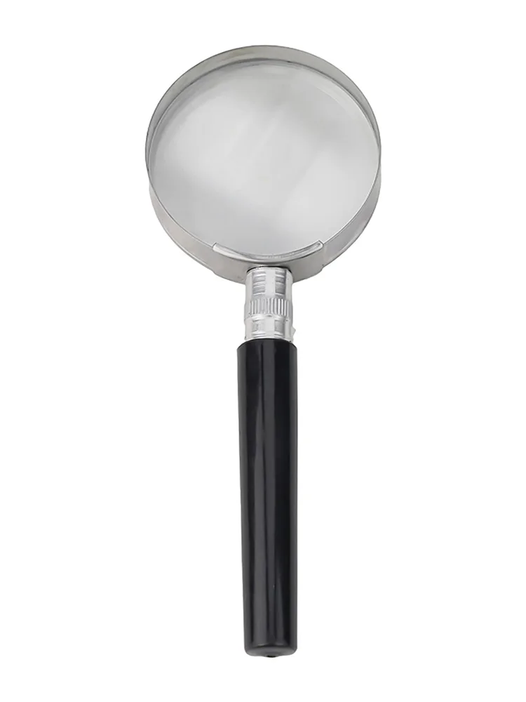 Practical 1pcs Magnifier Compact Glass Handle Handheld Lightweight Magnification Magnifier Magnifying 10X 50mm