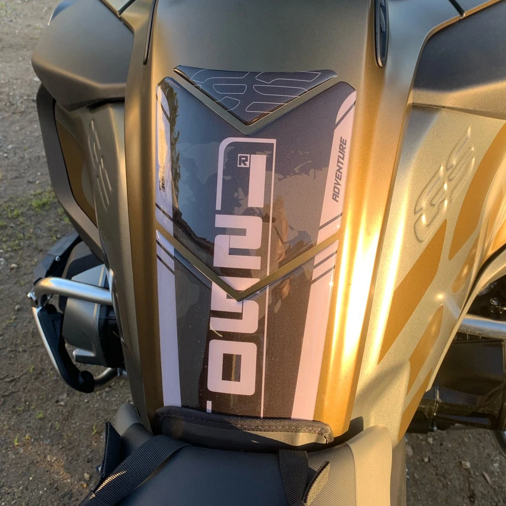 Tank Pad Stickers  For BMW R1250GS Adventure 2023 Motorcycle Fuel Tankpad Decals R 1250 GS R1250 ADV HP Triple Black 2018-2022