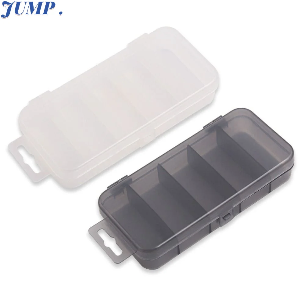 5 Compartments Fishing Lure Box Waterproof Portable Fishing Tackle Case Multifunctional Plastic Lure Storage Box Fishing Tools