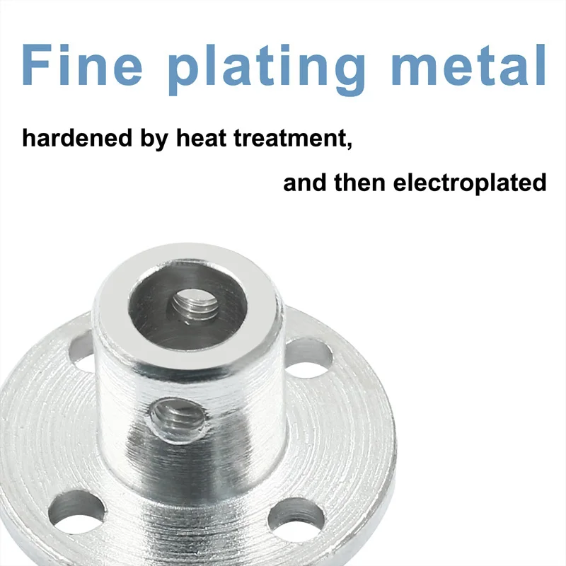 3/3.17/4/5/6/7/8/10/11/12mm Rigid Flange Coupling Motor Guide Shaft Coupler Motor Connector Shaft Axis Bearing Fittings