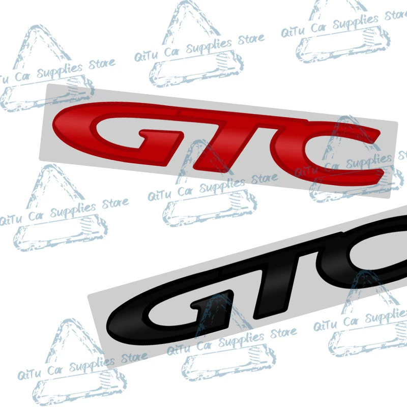 Logotipo GTC Car Front Grille Emblema, Metal 3D Adesivo, Tronco Traseiro Badge Decor para Opel, Astra, Insígnia, Corsa, Vectra, Zafira, Mokka, OPC