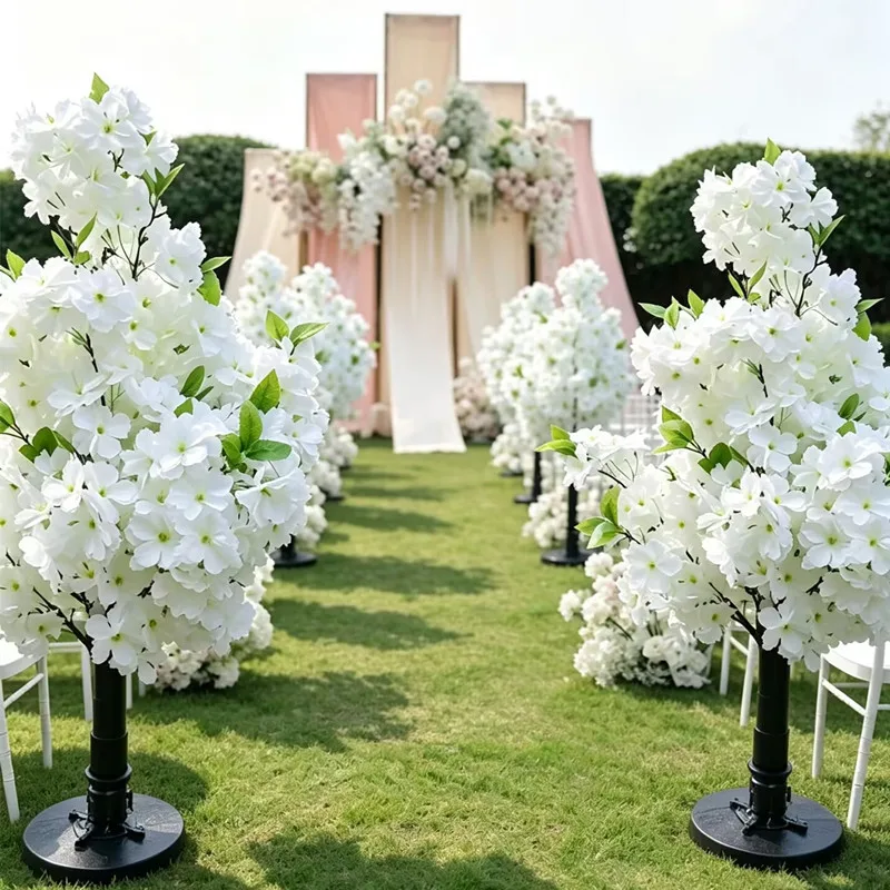 1PCS 100CM Artificial Cherry Tree, Table Centerpices Plant,for Home Decoration, Baby Shower, Wedding Party Site Layout