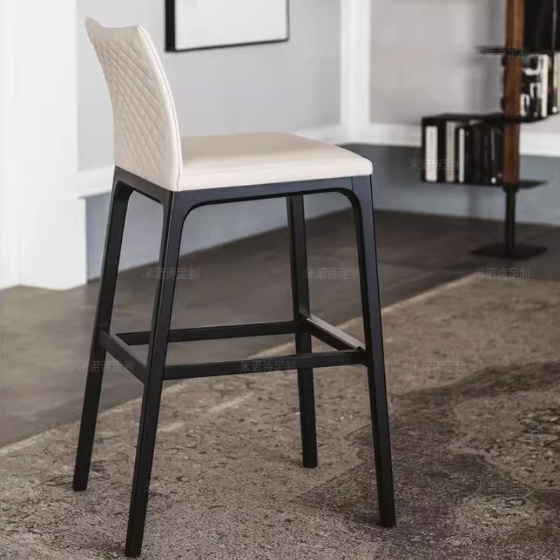 

Эргономичная кожаная спинка, барные стулья, современная эргономичная расслабляющая гостиная, простая роскошная мебель для вечеринок Sillas Altas Para Barra