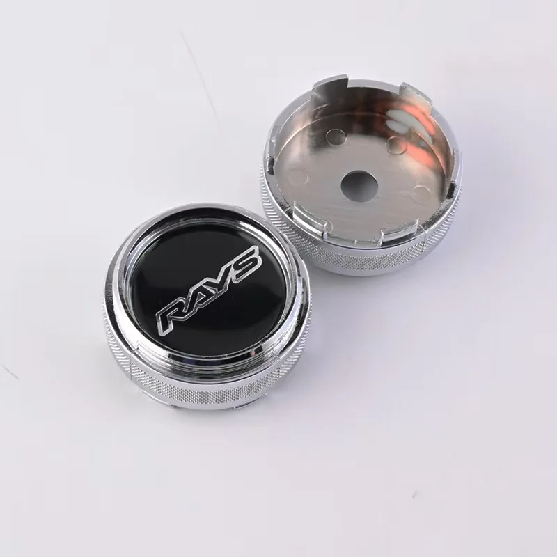 4pcs 62mm 56mm Rays Racing Car Wheel Center Cap Hubs Auto Styling Rims Dust Proof Hubcaps Cover Emblem