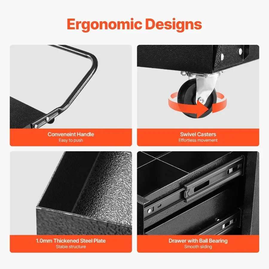 عربة لحام 2 درج عربة لحام شديدة التحمل وخزانة قابلة للقفل تحميل 350 رطلاً