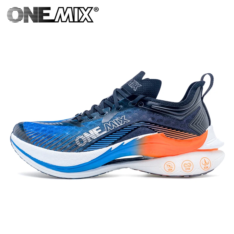 ONEMIX 2024 Pace Beam Marathon Running Shoes for Men Anti-slip Ultra-light Rebound Athletic Carbon Plate Sport Shoes Sneakers