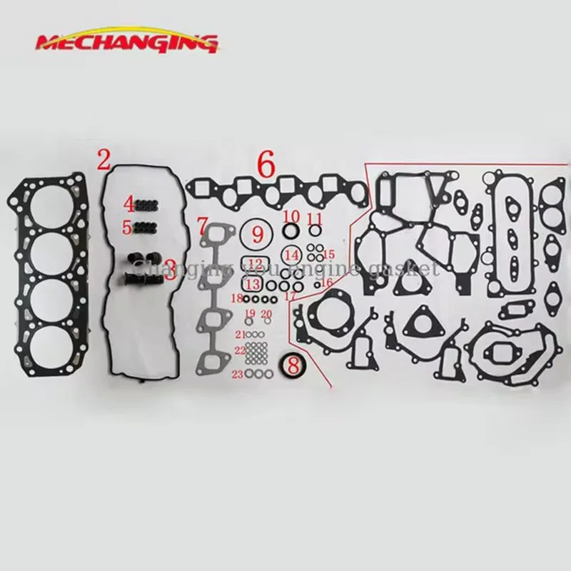 ZD30 ZD30DDTI Engine Parts Full Set Engine seal Gasket FOR NISSAN PATROL GR V Wagon 3.0 DTI 10101-2W225 51020200