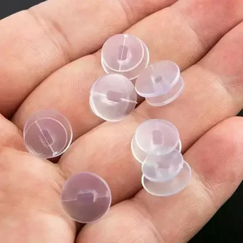 25Pcs Transparent black 12mm 13mm Buttons Accessories For DIY Sandal Shoe Charms Jewelry Decor