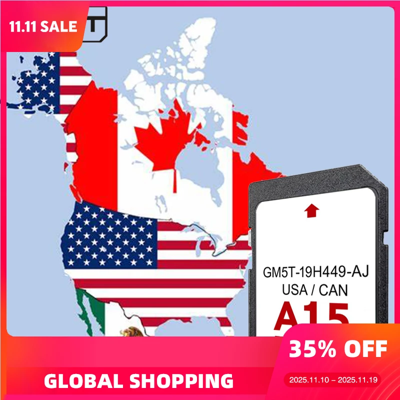 

2024 North America 2024 for Ford Lincoln A15 Navigation SD Card GPS Sync2 Latest Update Map USA CAN MEX