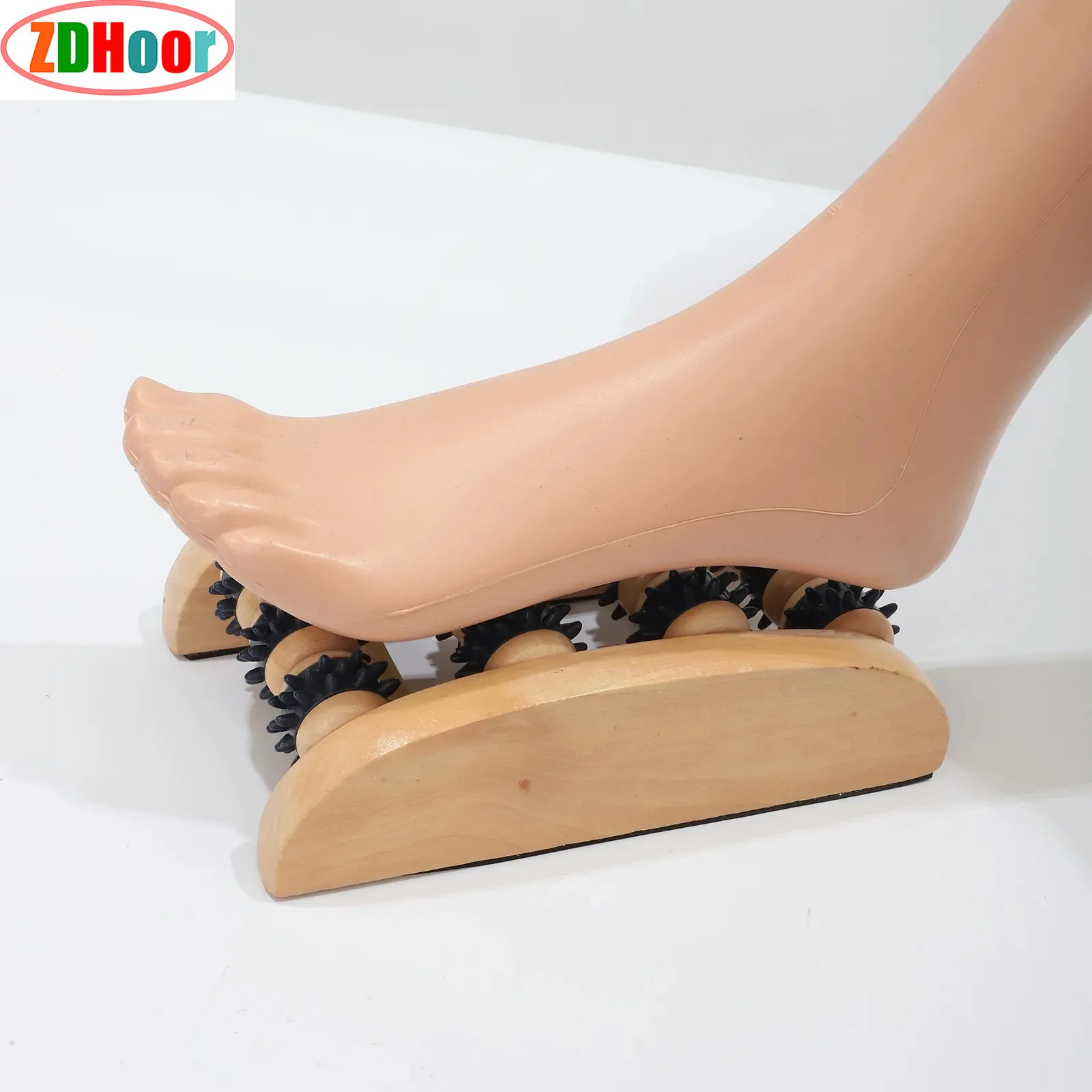 

Wooden Foot Relax Massage Foot Massager Roller Plantar Fasciitis Relax Foot Pain Relief Stimulate Foot Reflexes Foot Massager