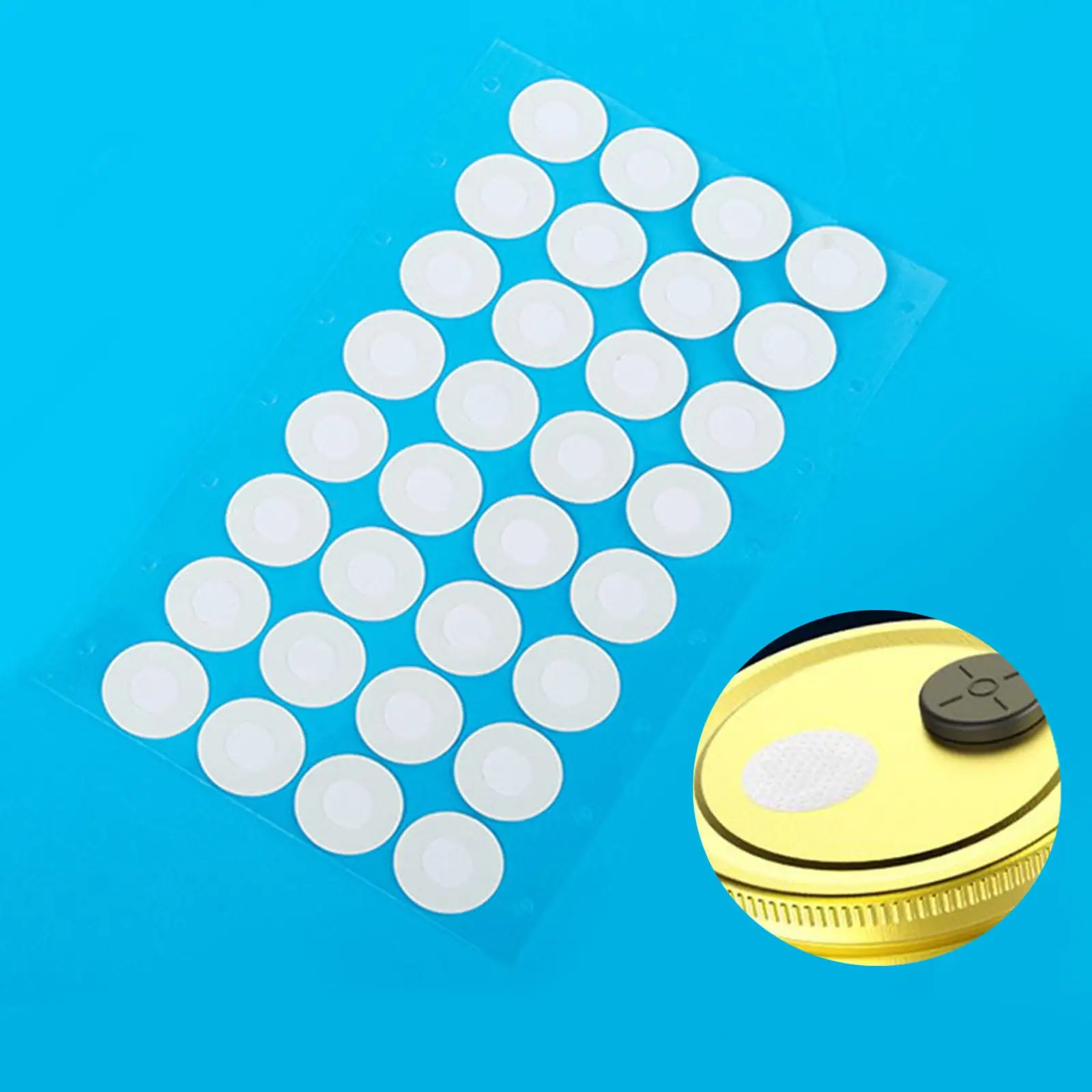 PTFE Filter Paper Stickers 20mm Breathable Membrane Filter Disc Sterile Gas Exchange Mesh for Sensor Applications