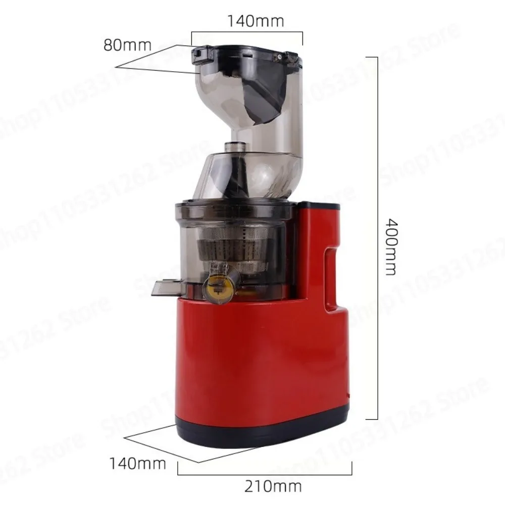 Juicer Machine Pulp Juice Separation Slow Masticating Juicer Home Automatic Large Caliber Easy To Clean Fruit Juice Maker