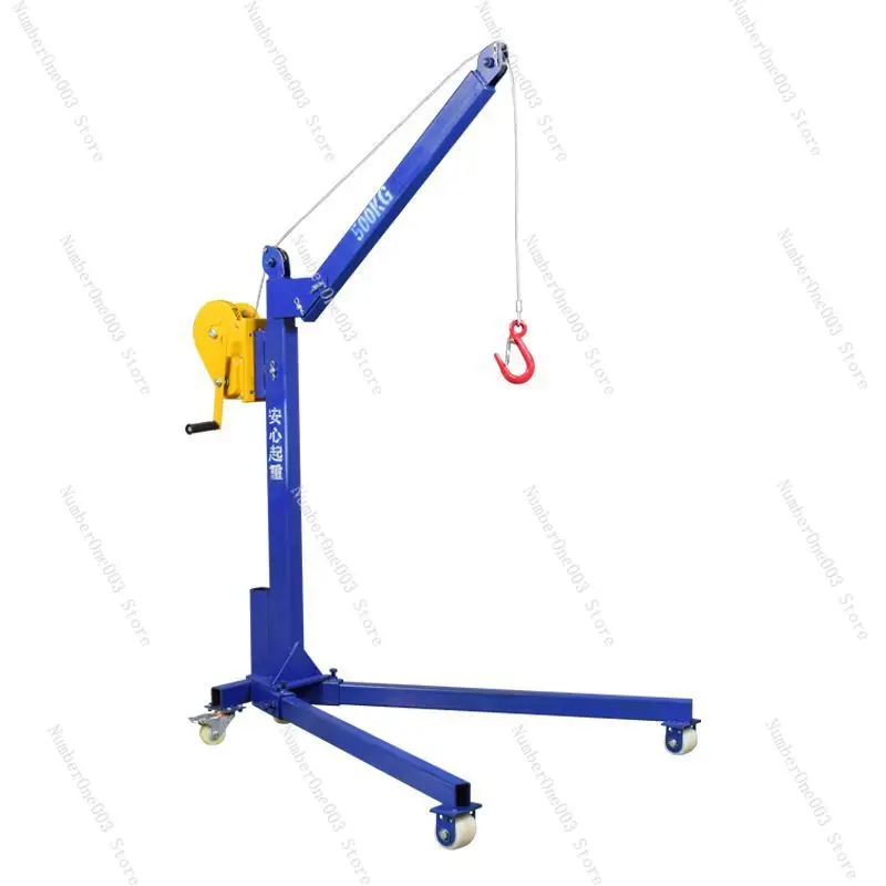 

Portable Foldable Hand Crane for Home Use Manual Small Crane Lifting Crane Hoisting Machine