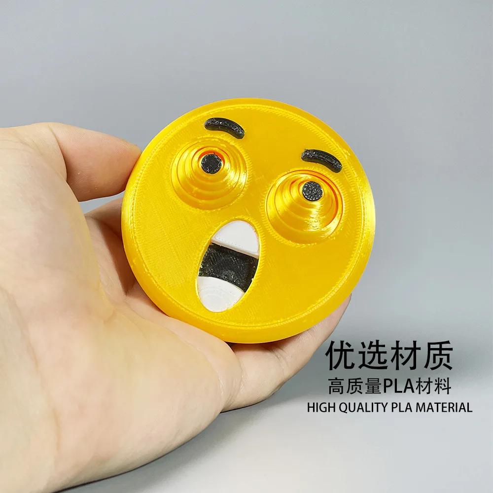 

Популярный пиксельный смайлик с 3D-печатью, движение глаз, декомпрессионная игрушка, трехмерное развлечение для тревоги и новинка в подарок