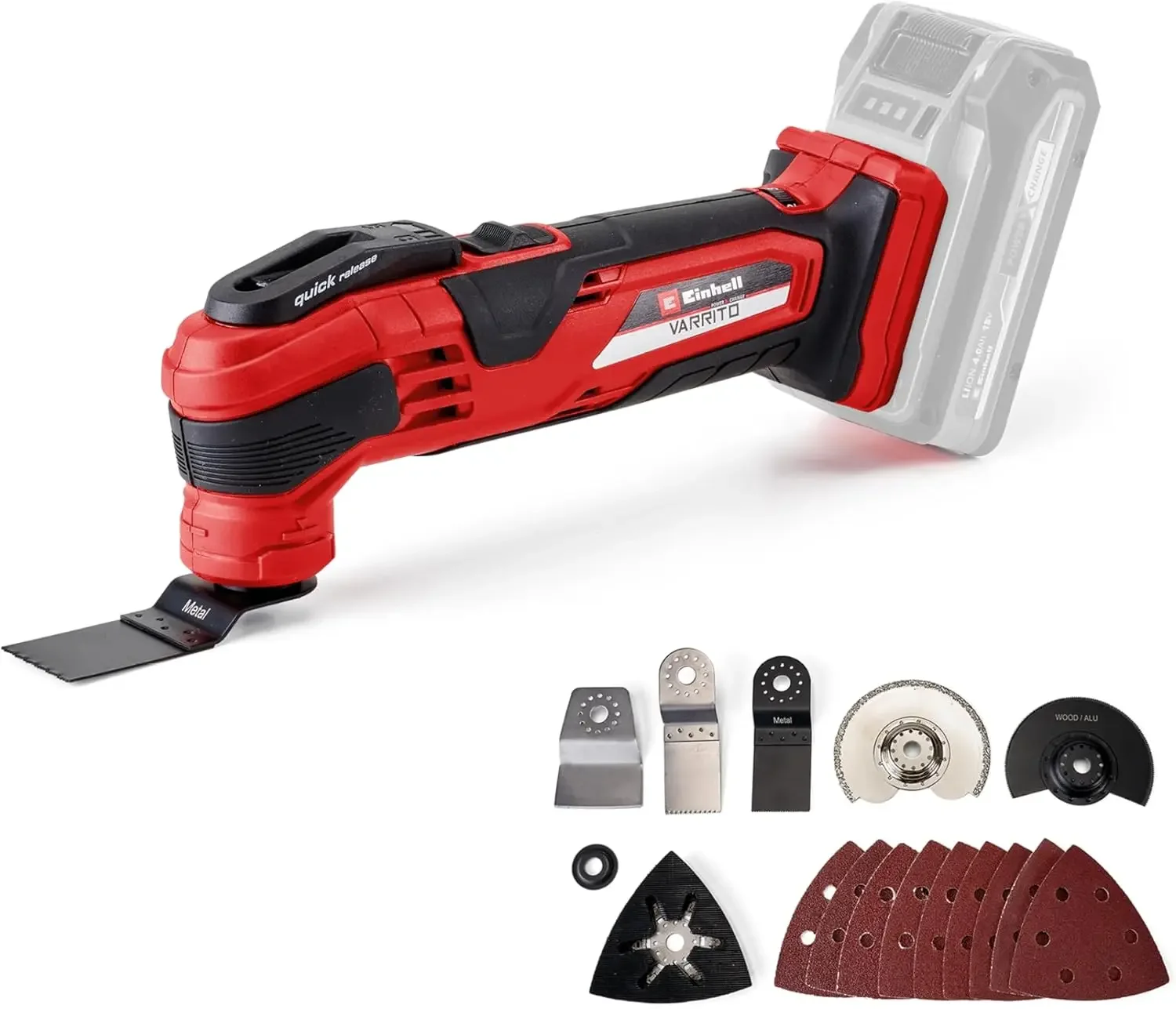 Einhell Akku-Multifunktionswerkzeug VARRITO Power X-Change (Li-Ion, 18V, 22.000 bis 40.000 Min.,
