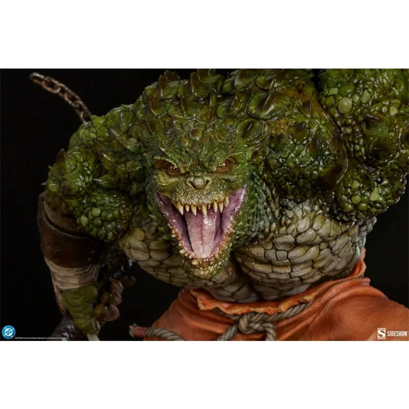 Pre-venta Modelo Sideshow 300914 57cm DC Comics Villano Killer Croc Estatua de Cocodrilo Asesino Juguete Articulado Coleccionable Regalo