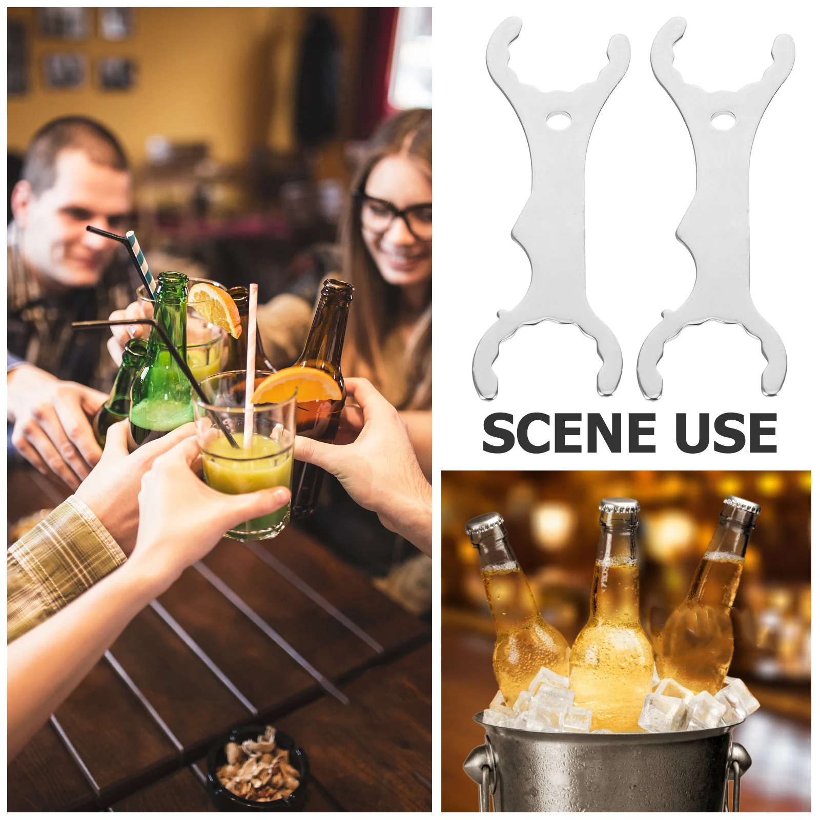 2 قطعة بيرة من الفولاذ المقاوم للصدأ الحنفية وجع مريح صنبور المفك للحانات التجارية المقاهي البيرة Kegerator صنبور الصيانة #3