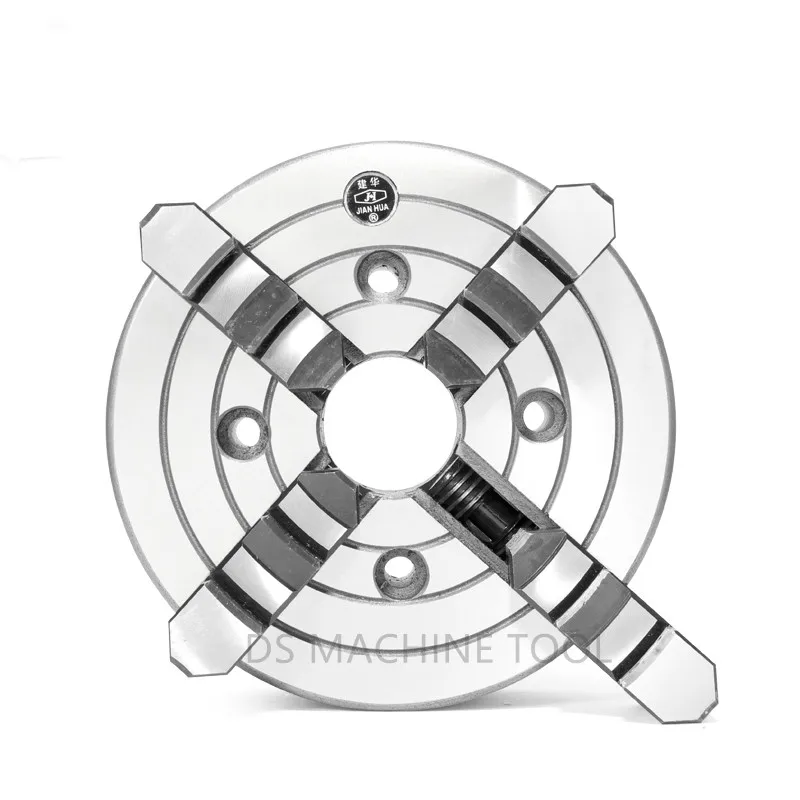 K72 series 4-jaw independent chuck, lathe chuck Steel 1 set of plate lathes 4 chestnuts 200mm K72 manual Most models are in stoc