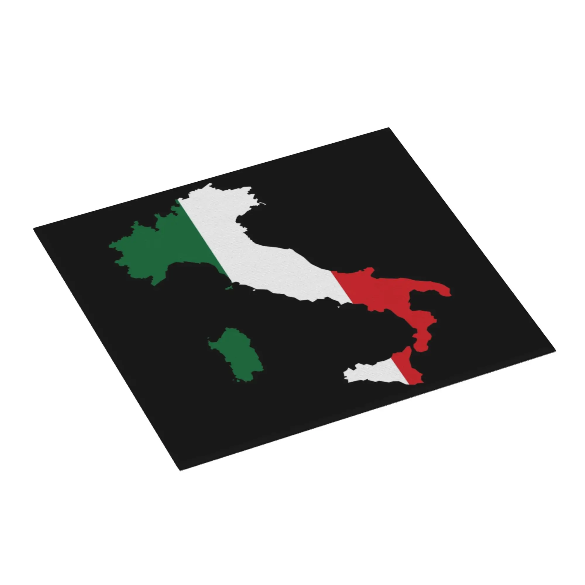 Drying Mat For Kitchen Italy Flag Italian Map Water Absorbent Waterproof Patriotic On Slip Kitchen Counter Protector Mat