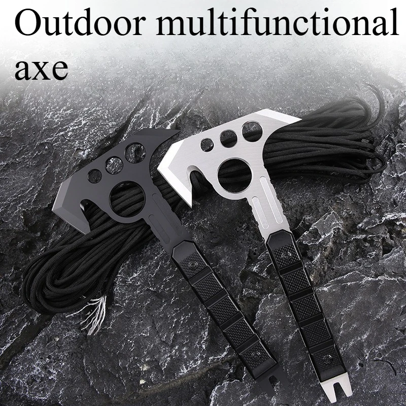 

New Multifunctional Outdoor Camping Self-defense Axe Multi-purpose Fire Axe Mountain Cutting Board Axe