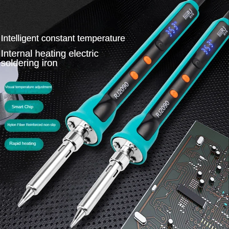 90W/120W Direct digital display adjustable temperature electric soldering iron high temperature resistant welding tool