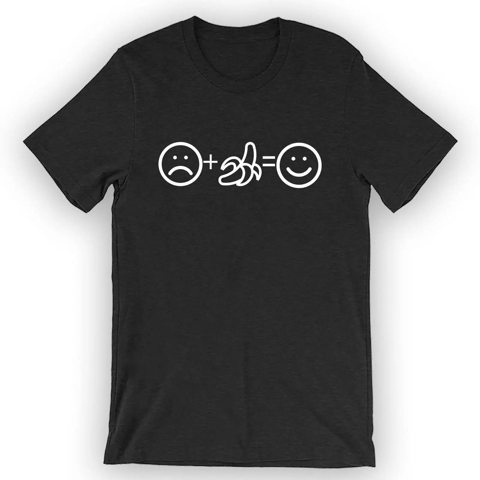 

Unisex Sad + Banana = Happy T-Shirt Funny Banana Lover Shirt