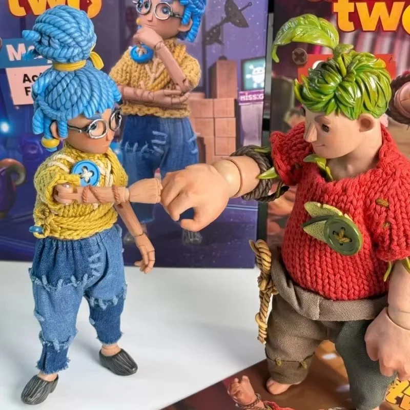 Queda dos figuras de acción de juego: muñecas coleccionables móviles del juego, regalos de juguete, regalo del día de San Valentín