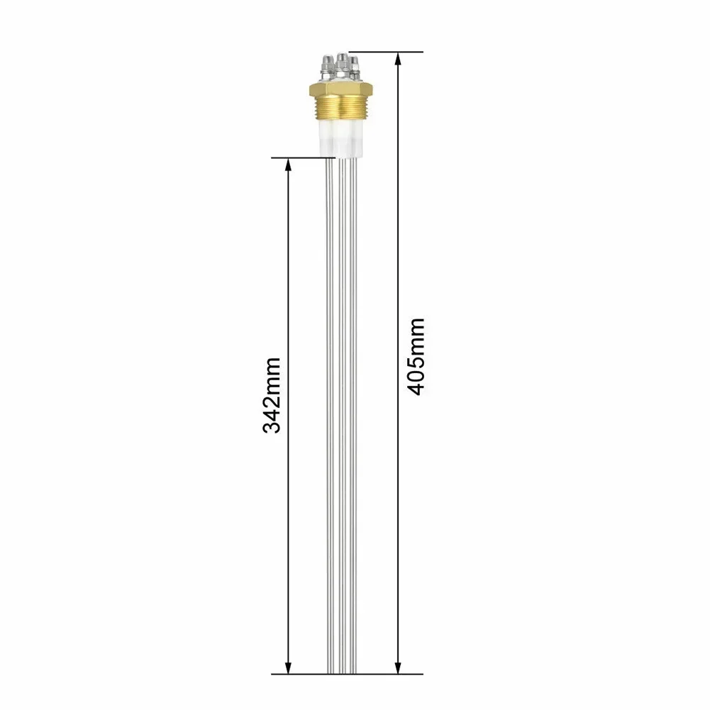 G1 Thread Water Level 3-Pin Liquid Indicator Electrode Probe For Steam Boiler Copper Thread 3-pole Level Sensors Electrical