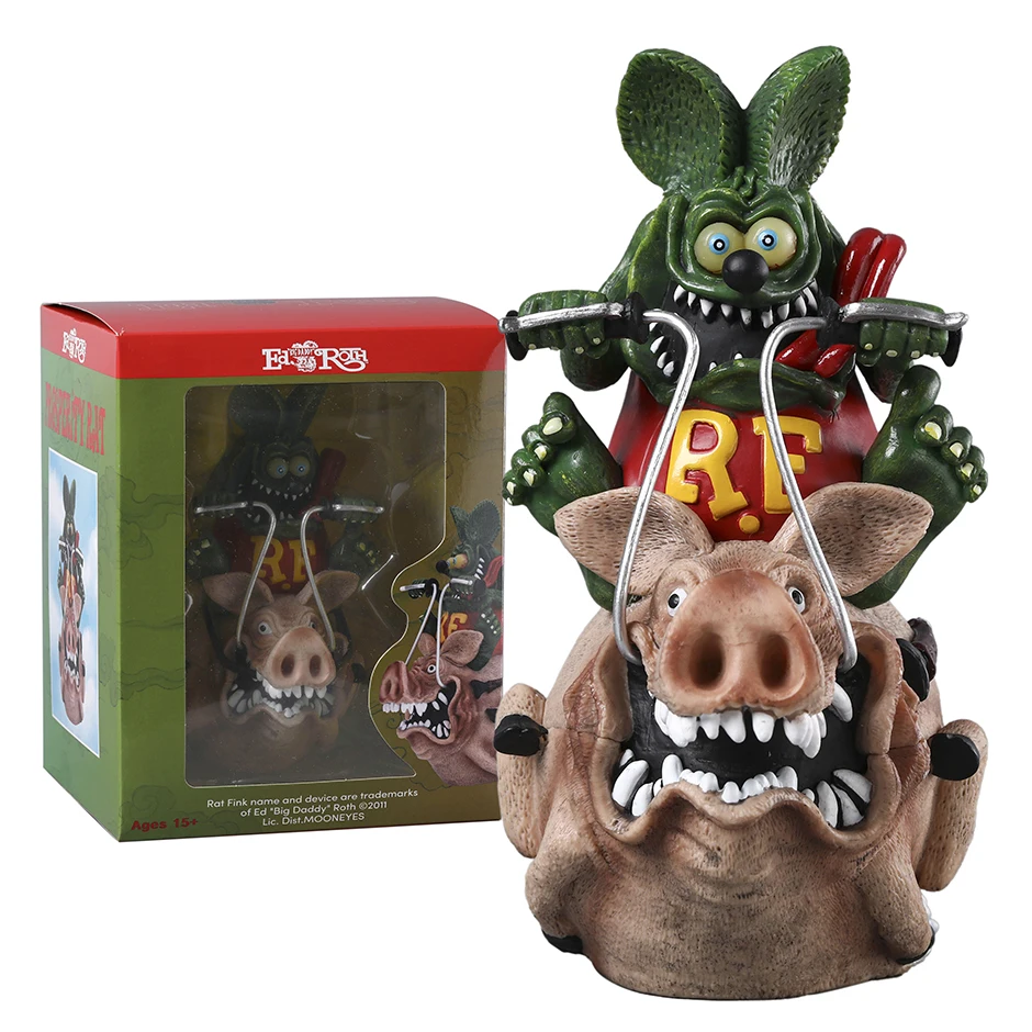 Rat Fink Dark Nights:Death Metal PVC Figurine Doll Toy Collect