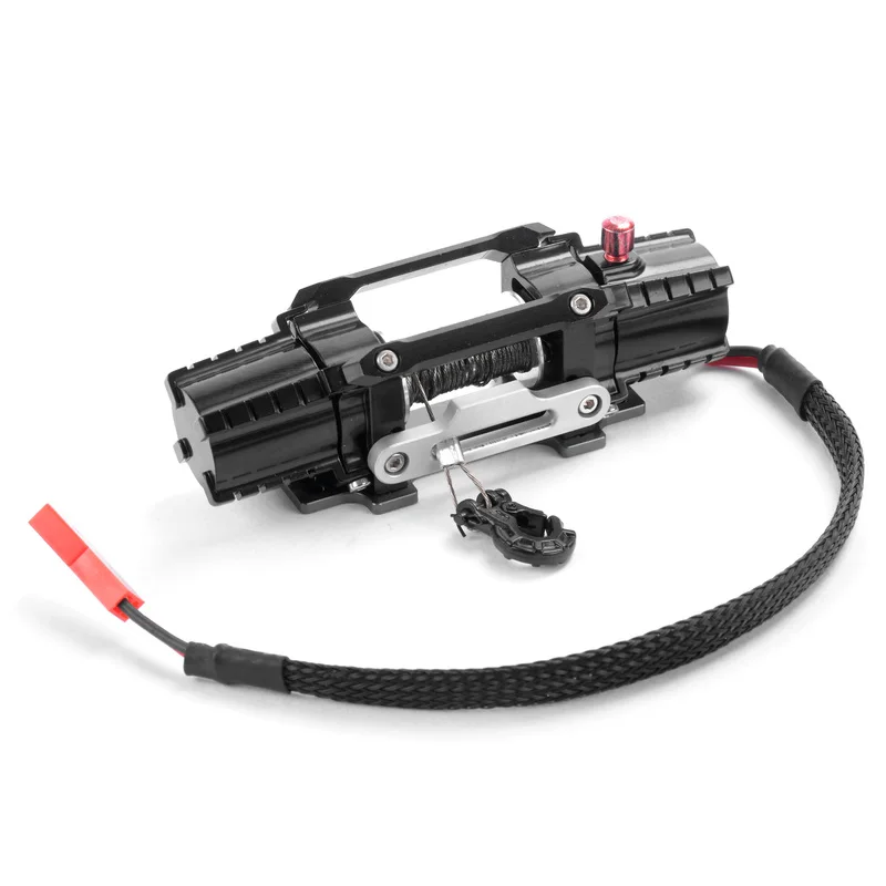 Acessórios de atualização de metal para carro de controle remoto 1:7 1:8 Mk07 Yk4082 4083 Carro de escalada Simulado Guincho elétrico Material de fio de metal