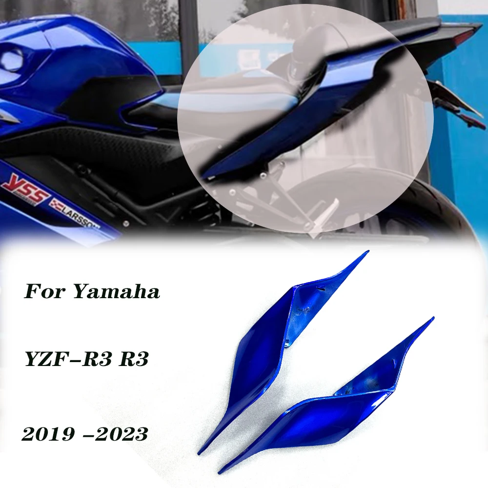 

Rear Side Cowling For Yamaha YZF-R3 R3 2019 2020 2021 2022 2023 Motorcycle Accessories Fairing Fixed wind wing Dark blue