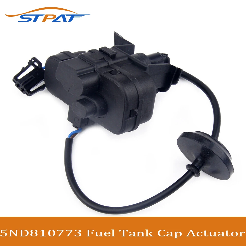 STPAT 5ND810773 Fuel Tank Door Lock Motor Actuator Control Unit For VW Golf MK6 Tiguan Scirocco 5ND810773A 5ND810773F 