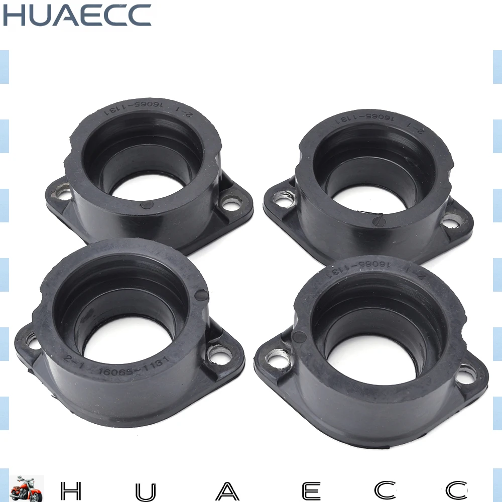 4PCS 16065-1131 Motorcycle Carburetor Interface Adapter Intake Manifold Pipe for Kawasaki KZ1000 ZX1100 ZN1100 GPZ1100 ZXT10A view 2