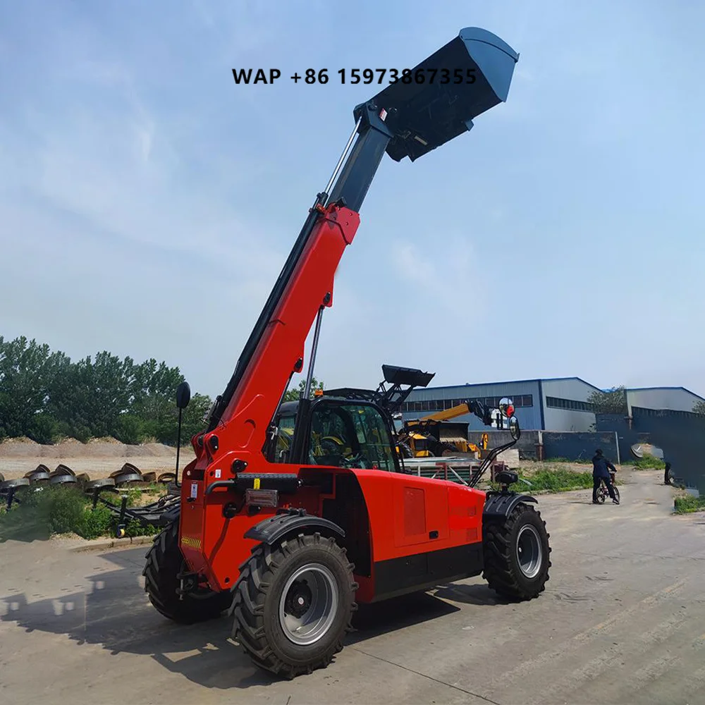 New Portable Mini Telescopic Boom Forklift 2 Ton 3 Ton Epa Euro5 Telescopic Boom Crane