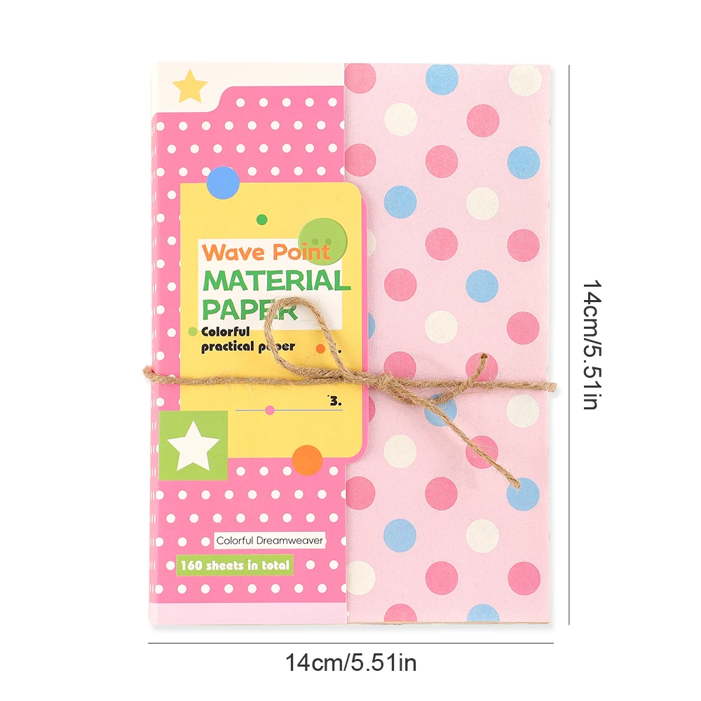 160 Sheets Pink Scrapbook Paper for Journaling