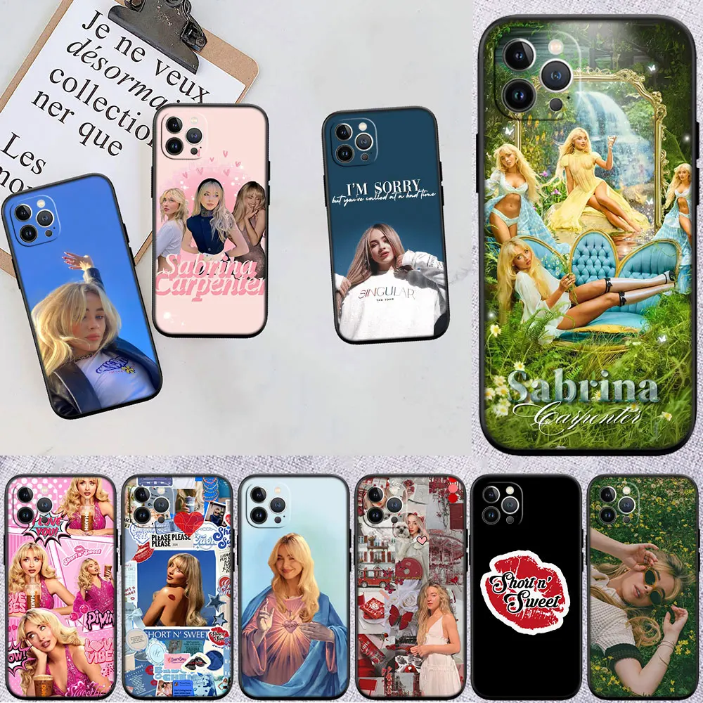 LO86 Sabrina Carpenter Phone Case for Samsung Galaxy A11 A12 A13 A15 A52S A53 A55 A56 A70 A71 A72 A73 F06 F16 F56 S10 Plus S10e