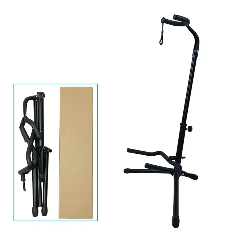 Portable High-quality Vertical Metal Stand Guitar Tripod Design Suitable for Pipa Stand Instrument Display Guitar Accessories