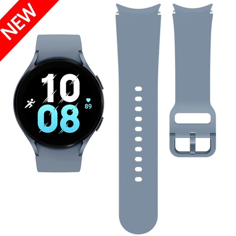 

Silicone Strap For Samsung Galaxy Watch 4/5 44mm 40mm Galaxy 4 classic 46 42mm Sport Watchband Bracelet Galaxy Watch 5 pro 45mm