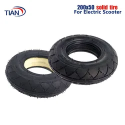 2 colors 1 pc Mobility Scooter wheelchair tire 200 x 50 (8x2) solid/foam filled 200x50 for Razor E100 E125 E200 Scooter Vapo