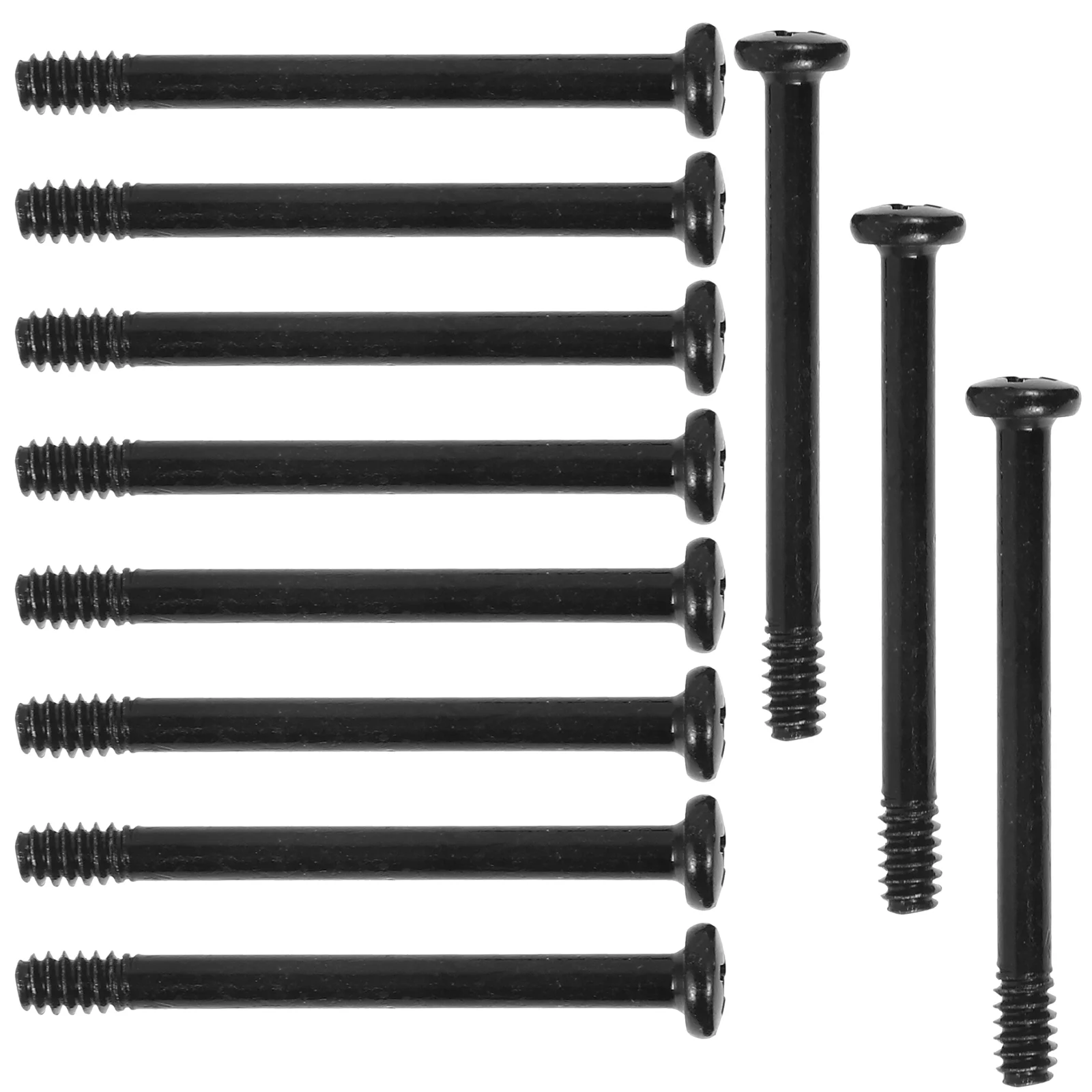 

50pcs 34mm Computer Fan Screws Black Metal Cooling Mounting Case Parts Anti Fixing PC Building Hardware