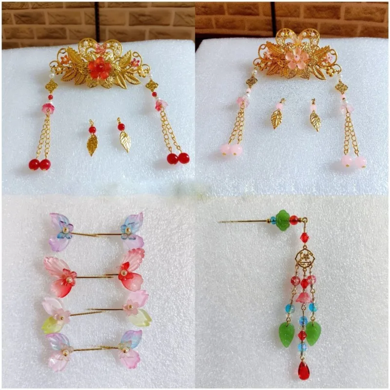

2026 New Creative 60cm Doll Costume Headdress Simple Ancient Style Chinese 60cm Doll Headwear Doll Accessories LJ050